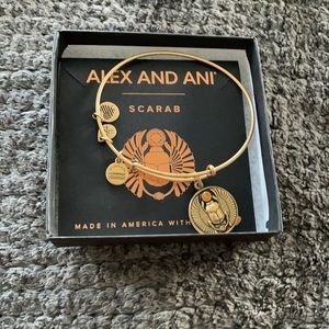 Alex and ani gold bracelet Scarob